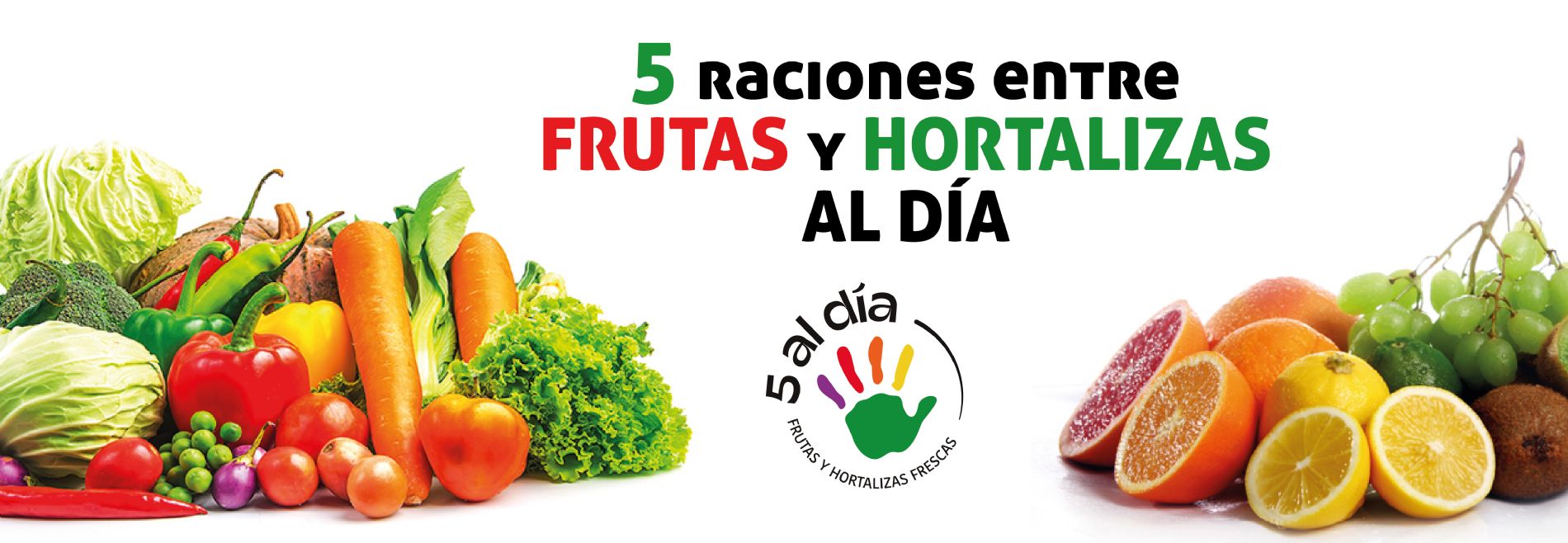 5 raciones de frutas y hortalizas al da