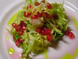 Ensalada de escarola y granada