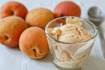 Helado de albaricoque