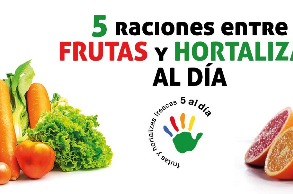 5 raciones de frutas y hortalizas al día